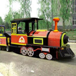 Trackless train